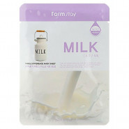 Тканевая маска для лица  с молочными протеинами FarmStay Visible Difference Milk Mask Sheet