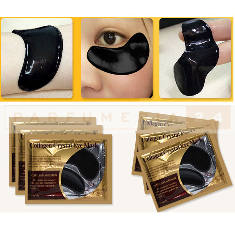  Патчи  Collagen Crystal eye Mask (черные)