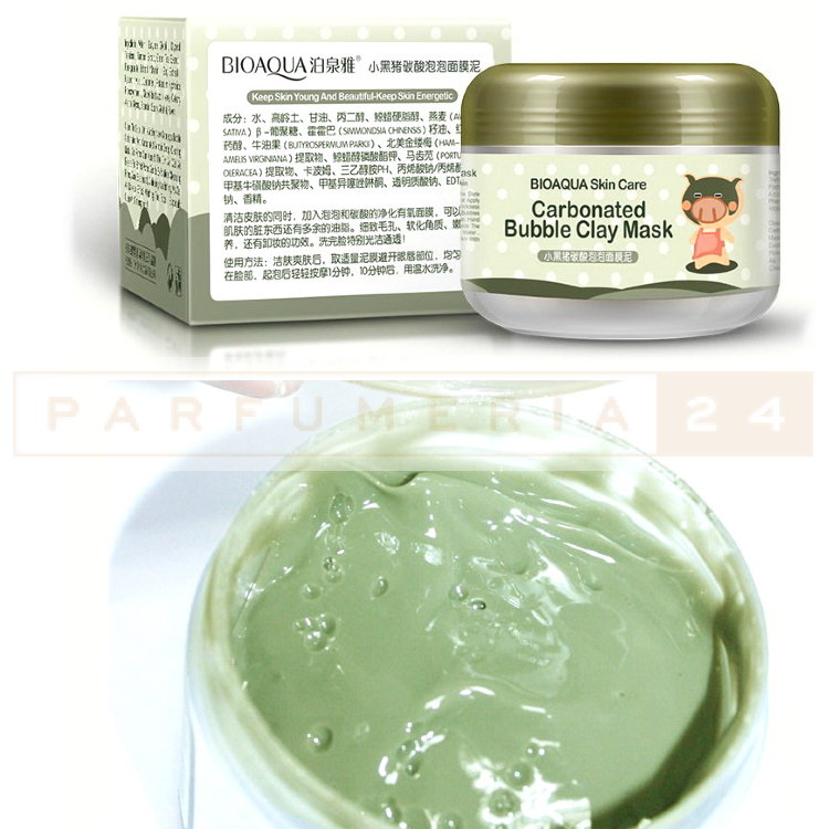 Пузырьковая маска для лица Bioaqua Carbonated Bubble Clay Mask