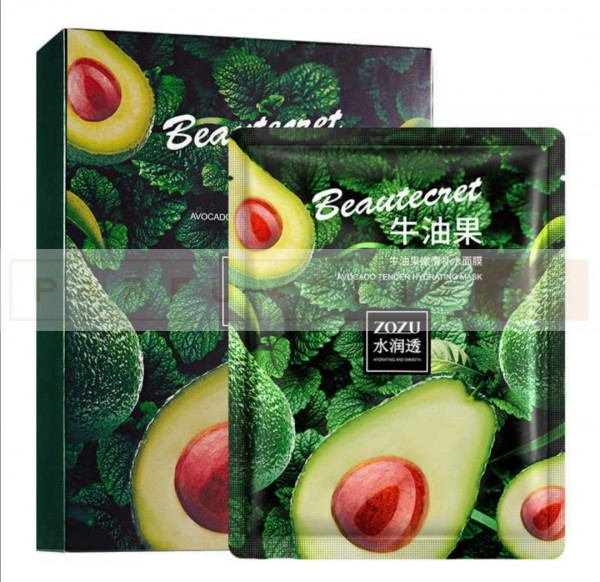 Тканевая маска Zozu Beautycret Avocado Tender Mask