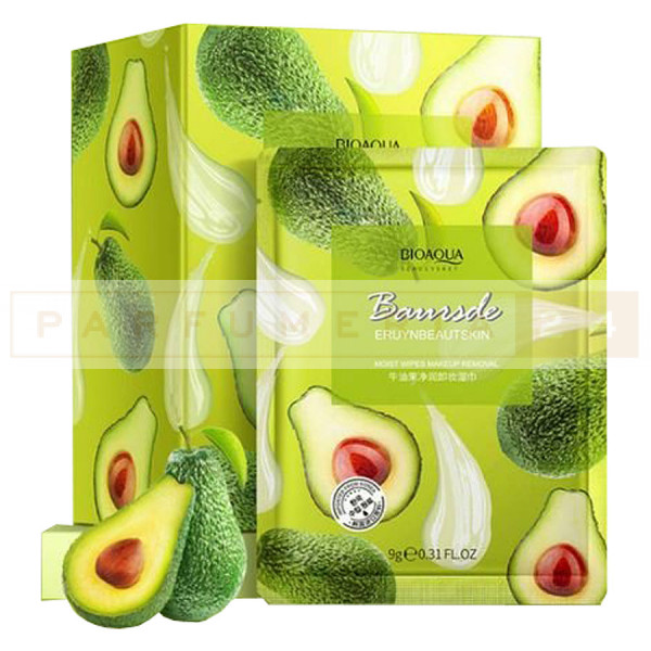 Салфетка для снятия макияжа Bioaqua Moist Wipes Makeup Removal с маслом авокадо 1 шт