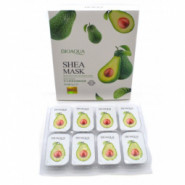 Набор ночных несмываемых масок с экстрактом авокадо BIOAQUA Shea Mask 8х5g