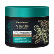 Compliment Питательная маска Argan oil & Ceramides для сухих и ослабленных волос, 300 мл