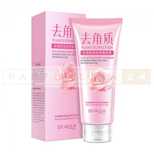  Гель-скатка BioAqua Plant Extraction You Intoxicated Shower Exfoliator Rose