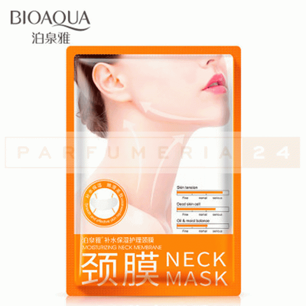 Тканевая маска для шеи и декольте Bioaqua Moisturizing Skin And Neck Mask