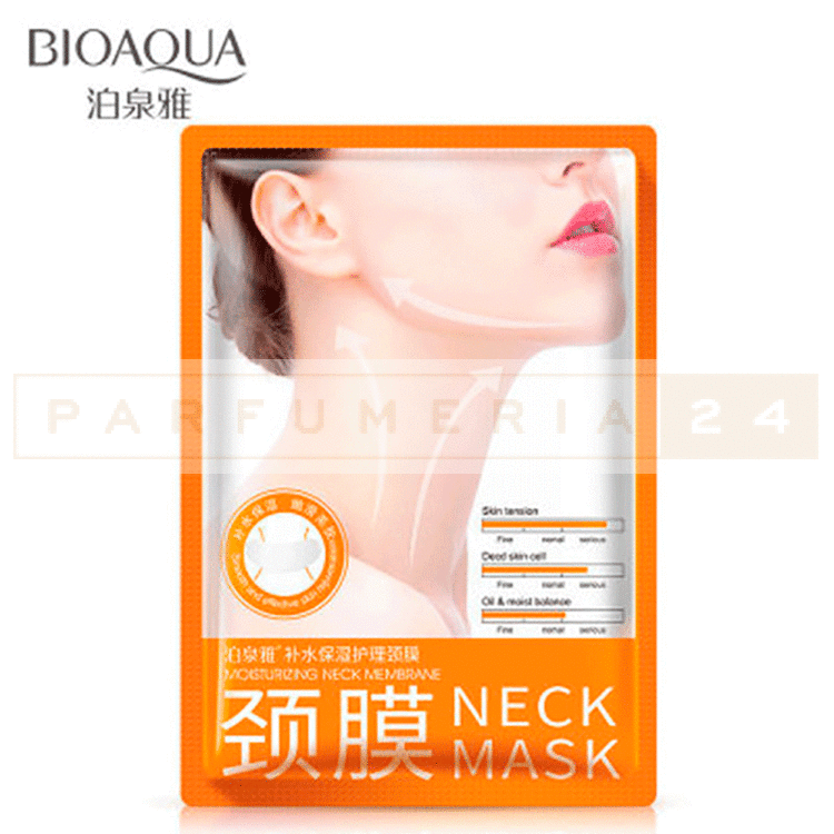 Тканевая маска для шеи и декольте Bioaqua Moisturizing Skin And Neck Mask