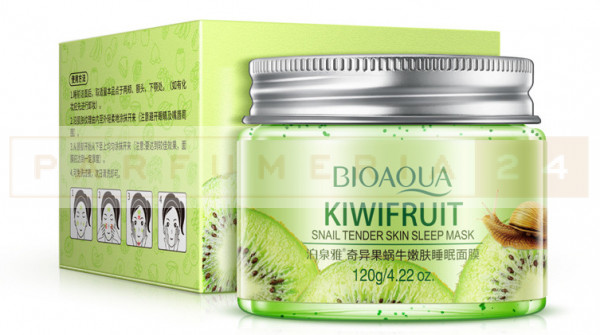 Ночная маска для лица Bioaqua Kiwifruit Snail Tender Sleep Mask,120g.