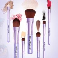 Набор синтетических кистей в пенале Bioaqua MakeUp Beauty,7шт (в ассортименте).