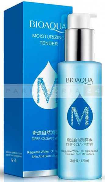 Bioaqua Moisturizing Tender Лосьон для лица с природной морской водой, 120 мл