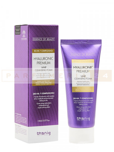  Пенка для умывания Branig Hyaluronic Premium Whip Cleansing Foam