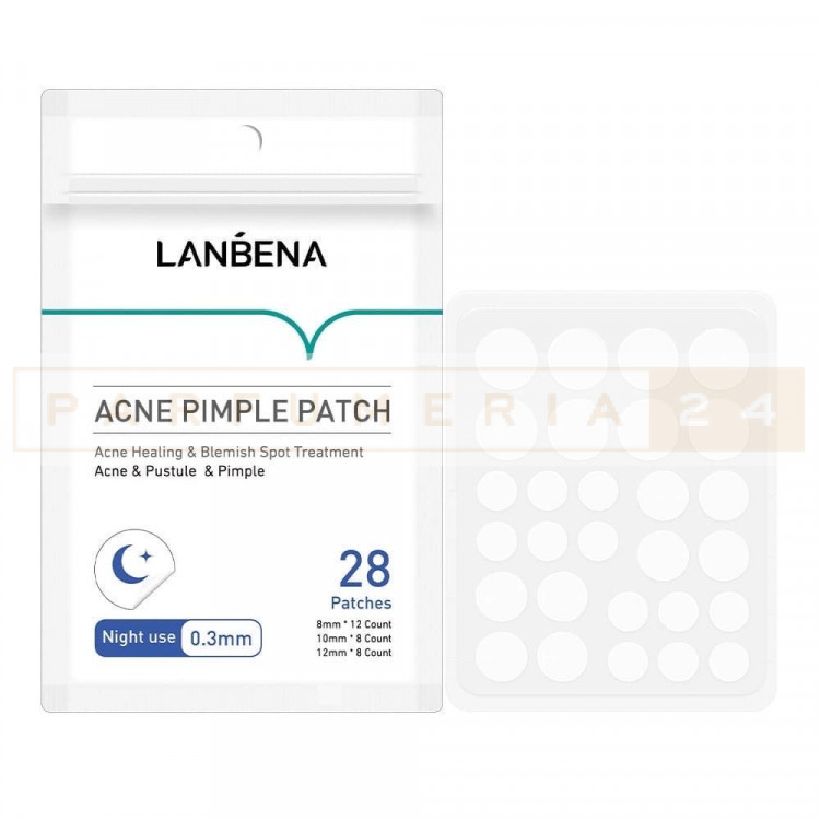 Lanbena Пластырь от прыщей, Acne Pimple Patch, 28 пластырей