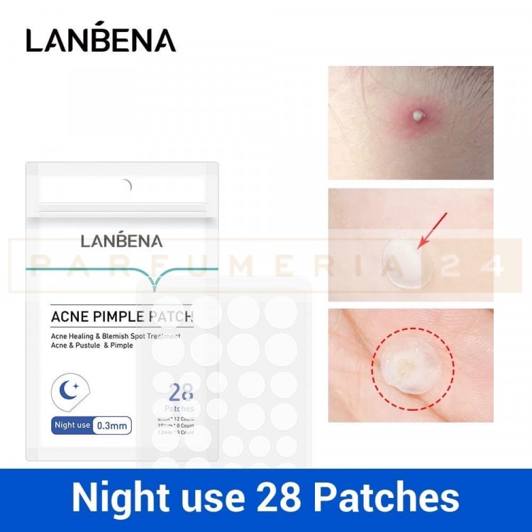 Lanbena Пластырь от прыщей, Acne Pimple Patch, 28 пластырей