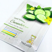 Тканевая маска для лица Meloso Total Solution Cucumber Mask  