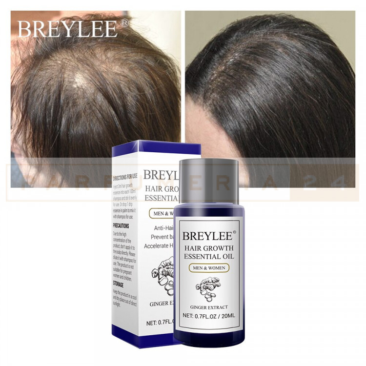 Эфирное масло для роста волос BREYLEE CROWTH ESSENTIAL OIL,20мл
