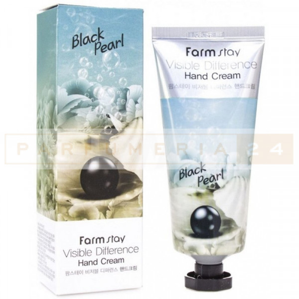 Крем для рук с экстрактом FarmStay Visible Difference Hand Cream Black Perl
