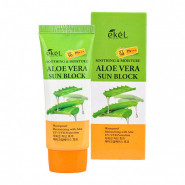 Крем солнцезащитный с алоэ Ekel Soothing And Moisture Sun Block SPF50+ PA+++ Aloe Vera
