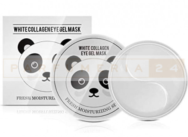 Гидрогелевые патчи с жемчугом W Eye Patch. WHITE COLLAGEN EYE MASK