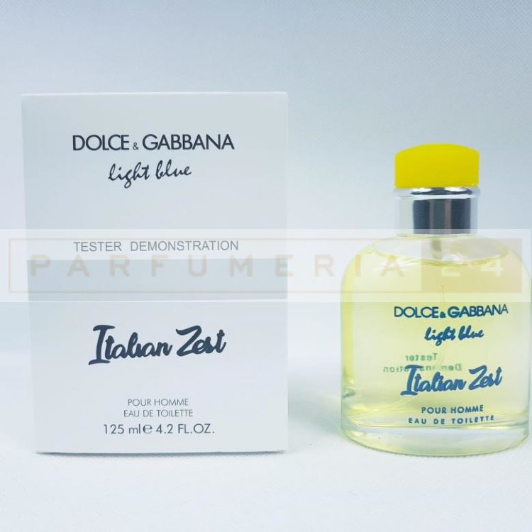 Тестер Dolce & Gabbana Light Blue Italian Zest pour homme, 125 ml