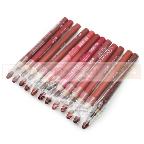 Карандаши для губ с точилкой Flomar 12 шт.