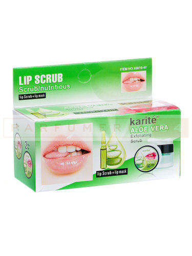 Отшелушивающий Скраб Маска для губ 2 в 1 Алоэ Вера