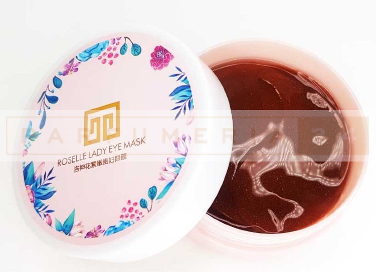 Гидрогелевые патчи с Гибискусом Dsiuan Roselle Lady Eye Mask 60 шт