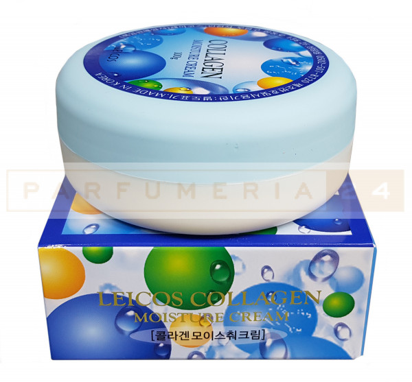 LEICOS, Восстанавливающий крем для лица Collagen Moisture Cream