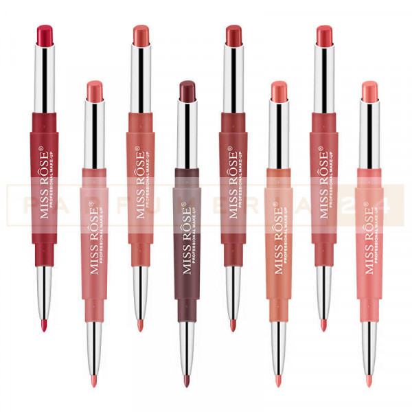 Miss Rose 2 в 1 помада и карандаш для губ