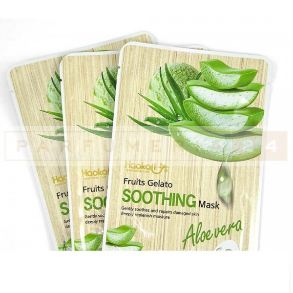  Успокаивающая тканевая маска Wokali Fruits Gelato Soothing Mask с экстрактом алоэ вера