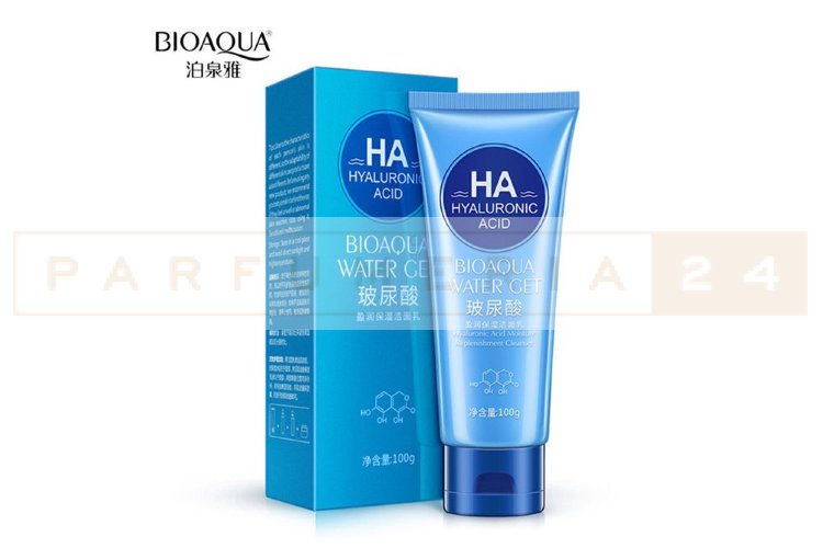 Пенка для умывания с гиалуроновой кислотой Bioaqua Water Get Hyaluronic Acid, 100 ml