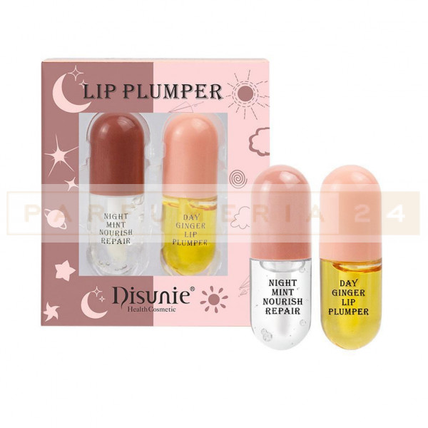 Набор блесков для губ "Дневной и ночной уход" 