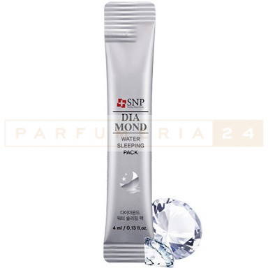 Ночная маска с алмазной пудрой и гиалуроновой кислотой SNP Diamond Water Sleeping Pack, 4ml 