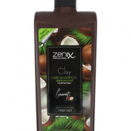 Zenix шампунь с глиной и кокосовым маслом 400 мл