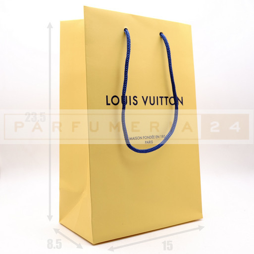 Брендовый пакет LV мал. желтый (23,5 х 15 х 8,5)