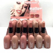 Матовая помада Beauty Model (ряд 6 шт)