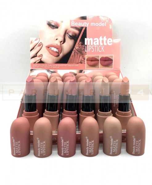Матовая помада Beauty Model (ряд 6 шт)