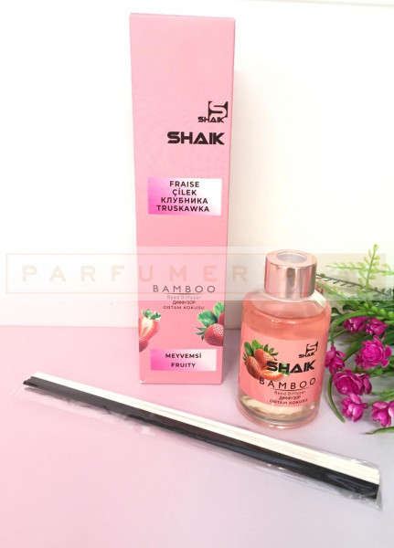 Аромадиффузор с палочками Shaik Bamboo Клубника 100 мл