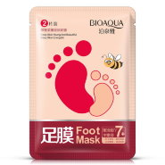 Маска носочки для ног с медом Bioaqua Foot Mask 1пара