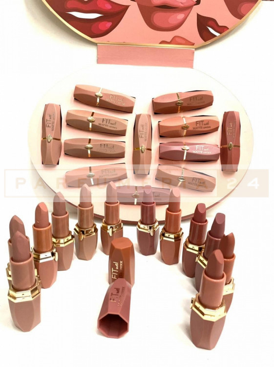 Набор  помад Fitwe Matte Lipstick 12 шт