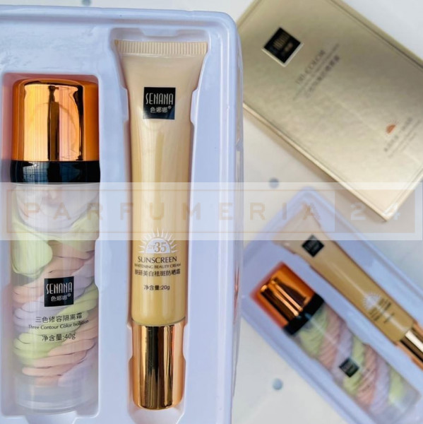 Набор 2в1 Senana Three Contour Color & SunScreen.