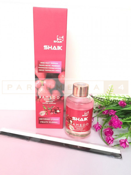 Аромадиффузор с палочками Shaik Bamboo Тропические розовые фрукты 100 мл