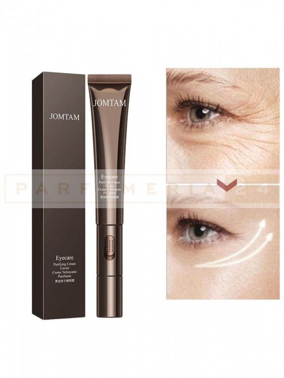Jomtam Крем для кожи вокруг глаз с массажером и экстрактом икры Gold Caviar Extract Eye Cream, 20 гр.