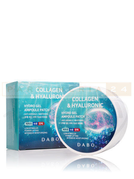 Патчи для глаз с коллагеном и гиалуроновой кислотой Dabo Collagen&Hyaluronic ,60шт