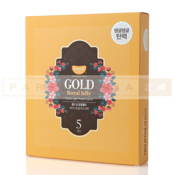 Гидрогелевая маска с маточным молочком и золотом Koelf Hydrogel Mask Pack Gold & Royal Jelly 