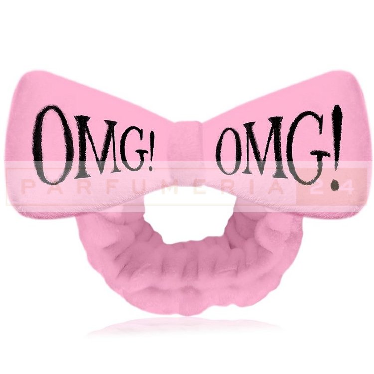 Плюшевая косметическая повязка-бант на голову OMG (в ассортименте)