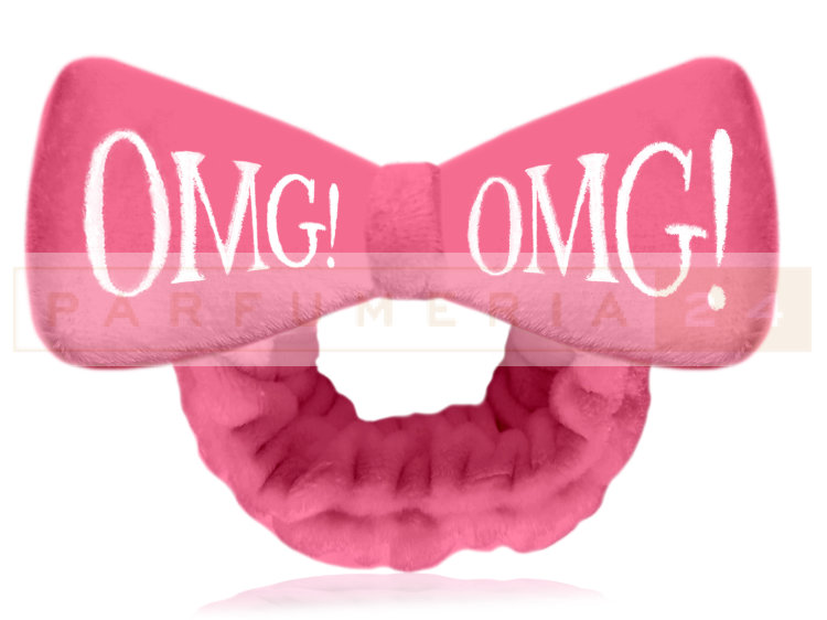 Плюшевая косметическая повязка-бант на голову OMG (в ассортименте)
