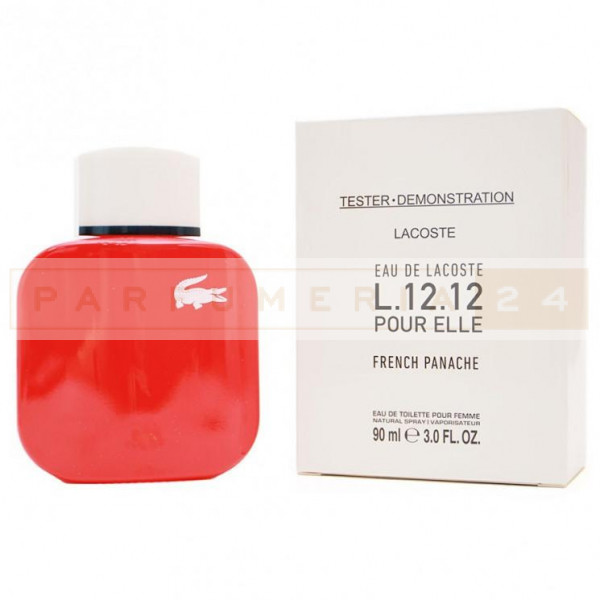 Тестер Lacoste Eau de L.12.12 pour Elle French Panache 90 ml