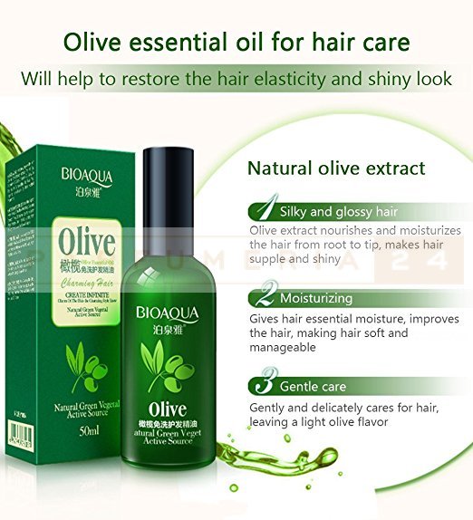 Масло для волос с экстрактом оливы BioAqua Olive Essential Oil, 50 ml