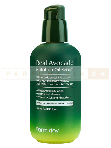 Питательная сыворотка с маслом авокадо FarmStay Real Avocado Nutrition Oil Serum,100ml 