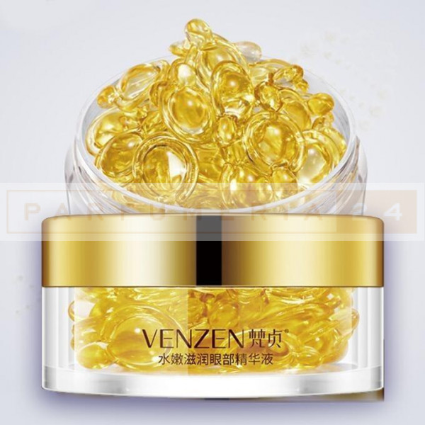 Омолаживающая сыворотка для век с активными олиго-пептидами в капсулах VENZEN Oligo Peptide Moisturizing Eye Essence,30шт 