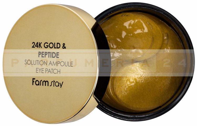 FARMSTAY 24K Gold & PeptidePerfect Ampoule Eye Patch 